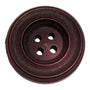 Burgundy 4 Hole Plastic Button