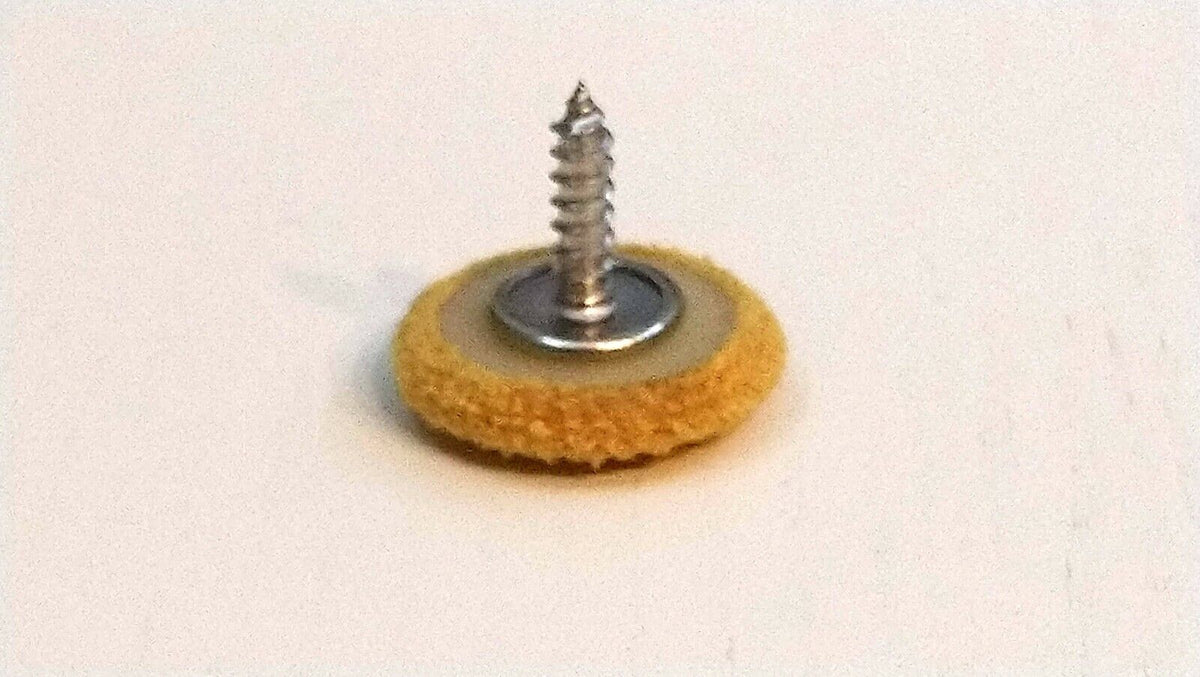 Yellow Textured Velvet Snap Button 23mm & 18mm, Car, Boat, Caravan Upholstery