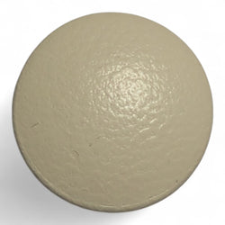Cream Leather Snap Button