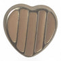 10mm Plastic Heart Shaped Shank Buttons - Choice of Colours