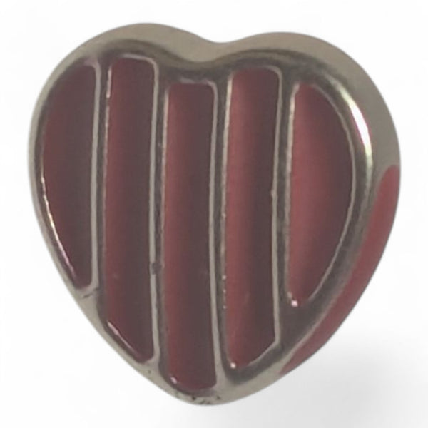 10mm Plastic Heart Shaped Shank Buttons - Choice of Colours
