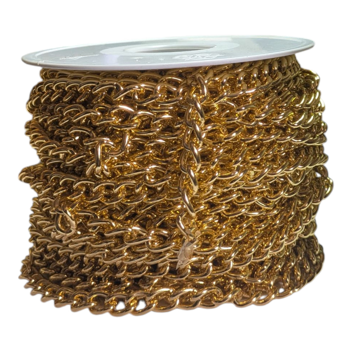 7mm Metal Chain in Silver or Gold - Sold by the Metre