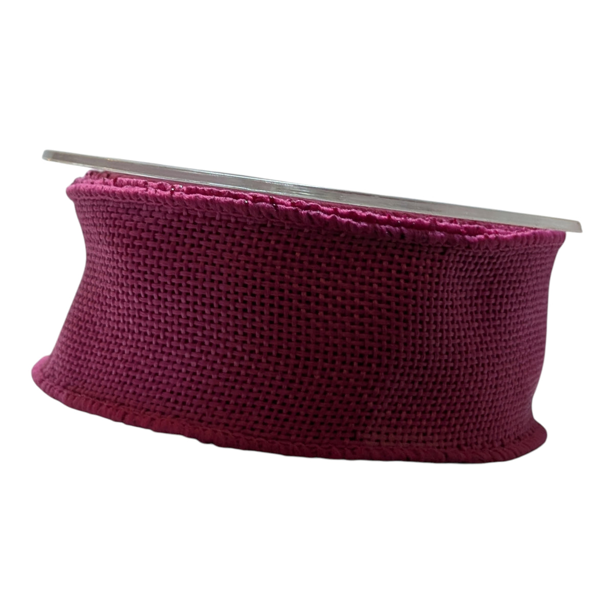 38mm Wired Edge Hessian Ribbon - Choice of Colours