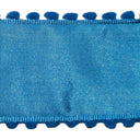  Blue with Blue Pom Pom Edge