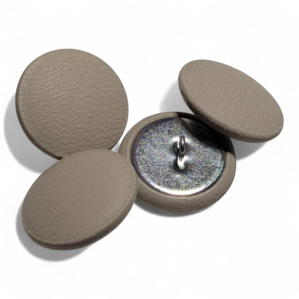 Beige Leather Upholstery Buttons
