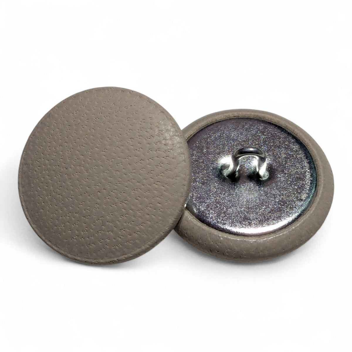 Beige Leather Upholstery Buttons