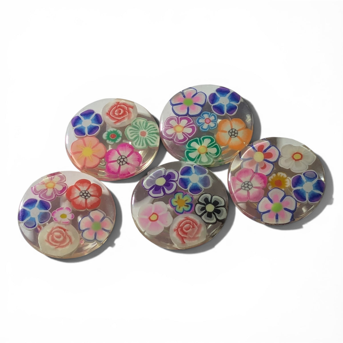 20mm Plastic Flower Shank Buttons