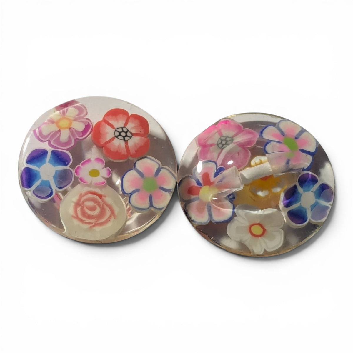 20mm Plastic Flower Shank Buttons