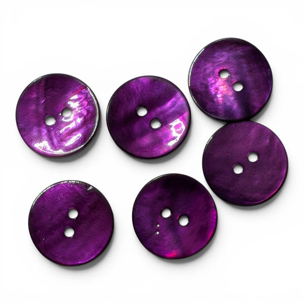 Purple Mother of Pearl Buttons