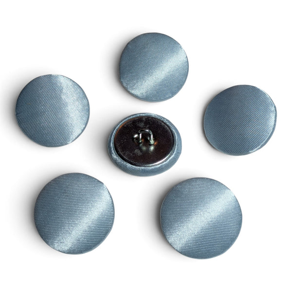 Light Blue Satin Buttons