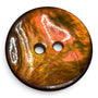 Rust Orange Mother of Pearl Buttons
