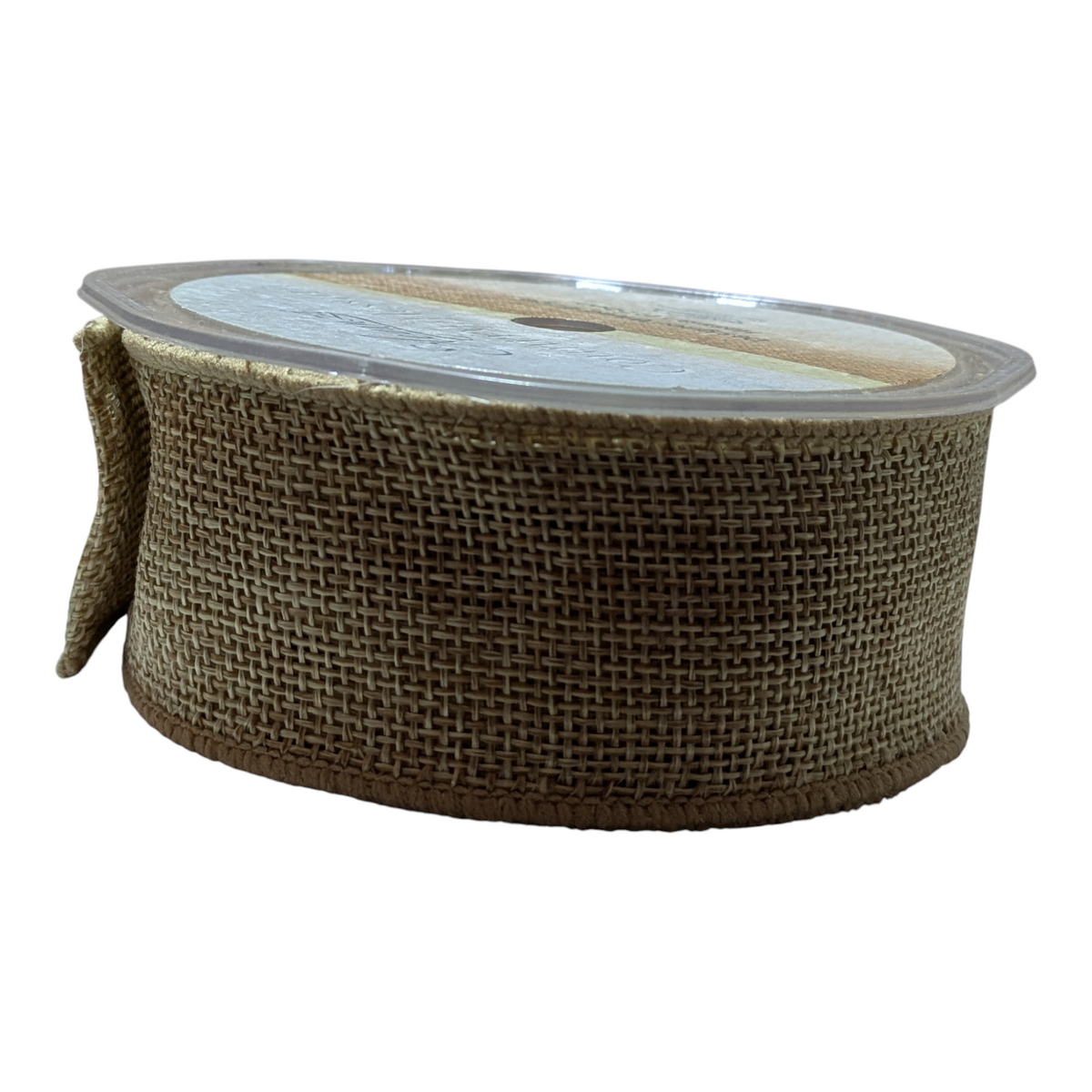 38mm Wired Edge Hessian Ribbon - Choice of Colours