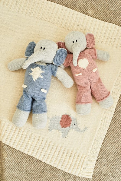 Bellissima, Special DK, Bambino DK Adam and Astrid Elephant Toys & Blanket
