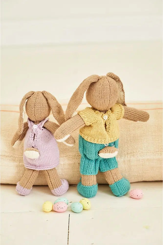 Bertie and Bettie Bunny Toys and Jacket Stylecraft Double Knitting Pattern