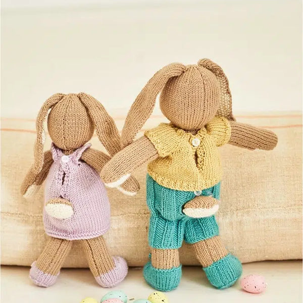 Bertie and Bettie Bunny Toys and Jacket Stylecraft Double Knitting Pattern