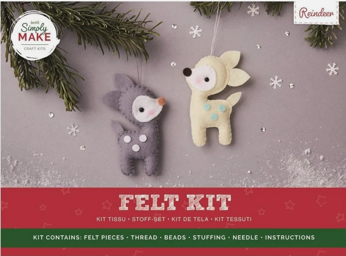 Docrafts Simply Make Felt Reindeer Kit