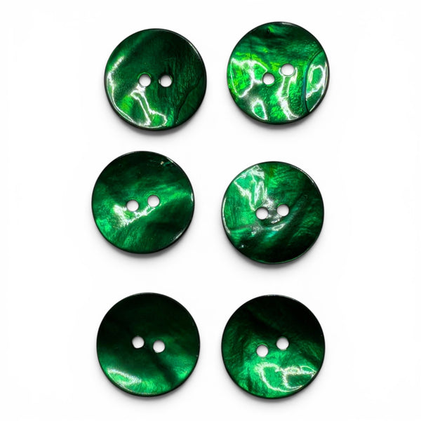 Green Mother of Pearl Buttons