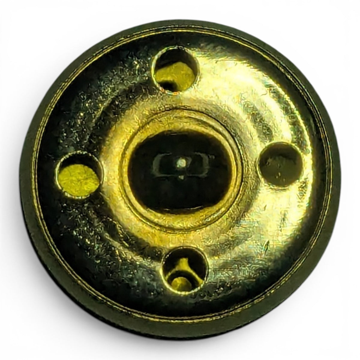 22mm, 17mm, 15mm Gold Metal Shank Anchor Buttons