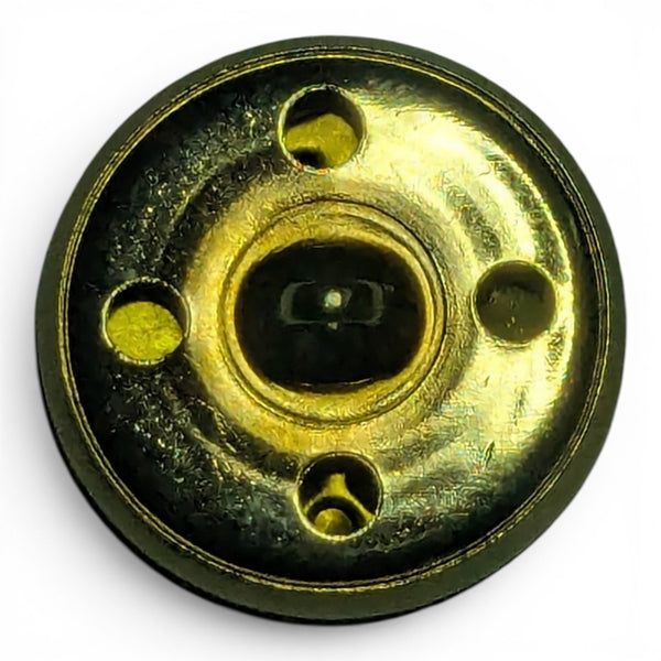 22mm, 17mm, 15mm Gold Metal Shank Anchor Buttons