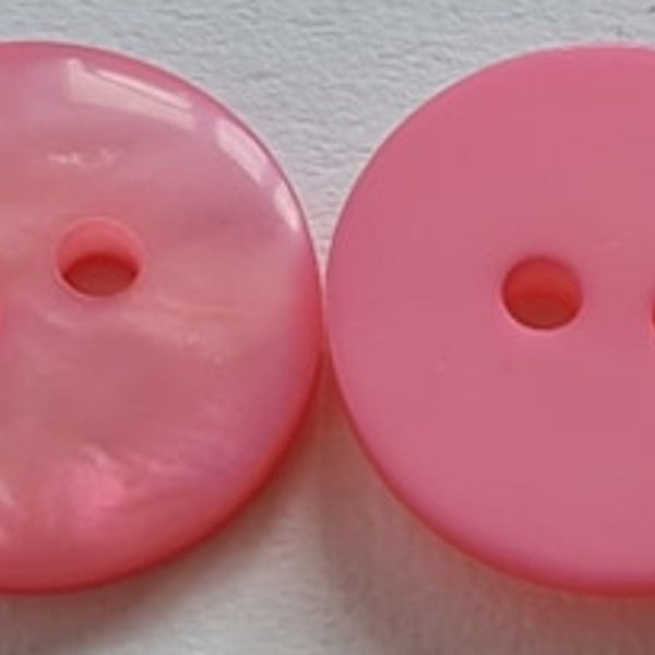 39mm Large 4 Hole Sewing Button Cerise Pink